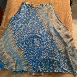 Goddess Silk Sari Skirt Darn Good Yarn